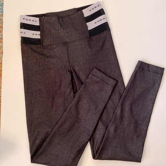 Koral Leggings Black Set High Rise Obscure XS - Picture 5 of 10